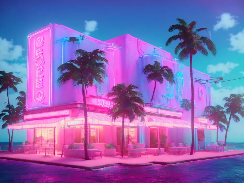 VaporFashion's tweet photo. AI Vapor Cafe 💫🔥#vaporwave #AIart ⚠️ https://t.co/eT4sWpTIt8