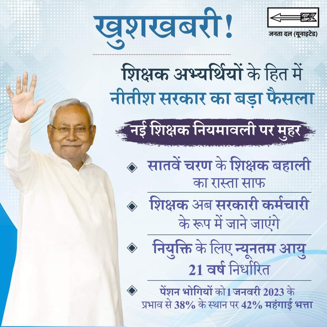 Chandan26564581's tweet image. @NitishKumar @yadavtejashwi सर 4 साल से प्रयासरत और #6th_phase से 14दिनों से वंचित #प्राथमिक_शिक्षक_अभ्यर्थी को #नियमावली के नाम पर एक और #परीक्षा लेने की बाते ये क्या #उचित है? घोर विरोध करते है हम इस नियमावली की।होश मे आइए नेता जी  वर्ना 2024_25 के #चुनाव में होश में ला देंगे।
