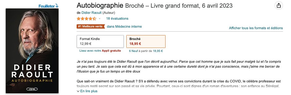 'Seriousness, impartiality and competence are qualifiers with which one can hardly gratify the treatment by Elisabeth Bik' I am honored that @raoult_didier spends some pages on me in his latest book.