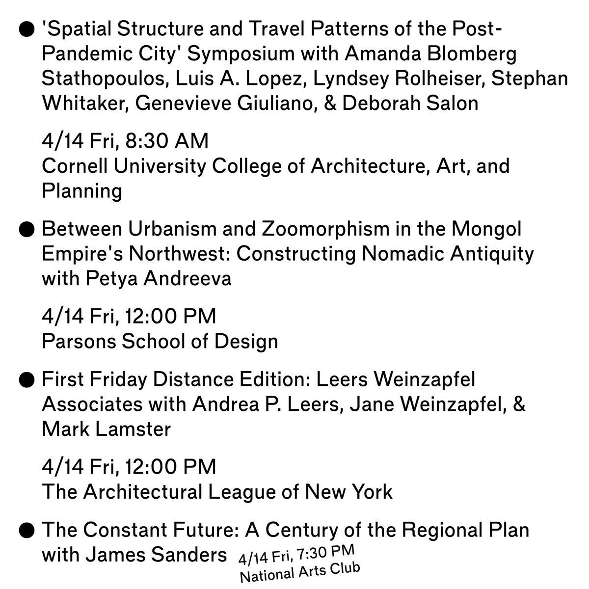 New York Review of Architecture tweet media