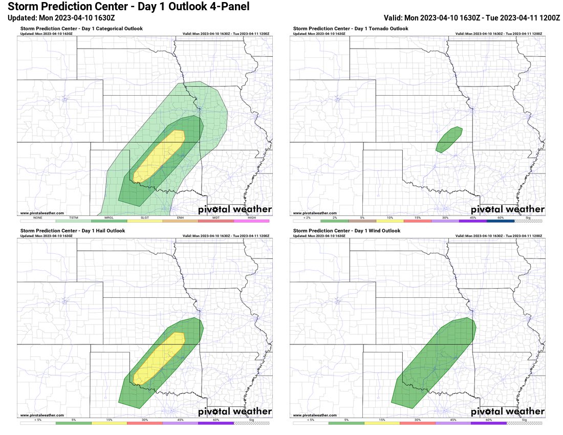 StarInBox on Twitter "RT weathertrackus Severe risk upgraded to
