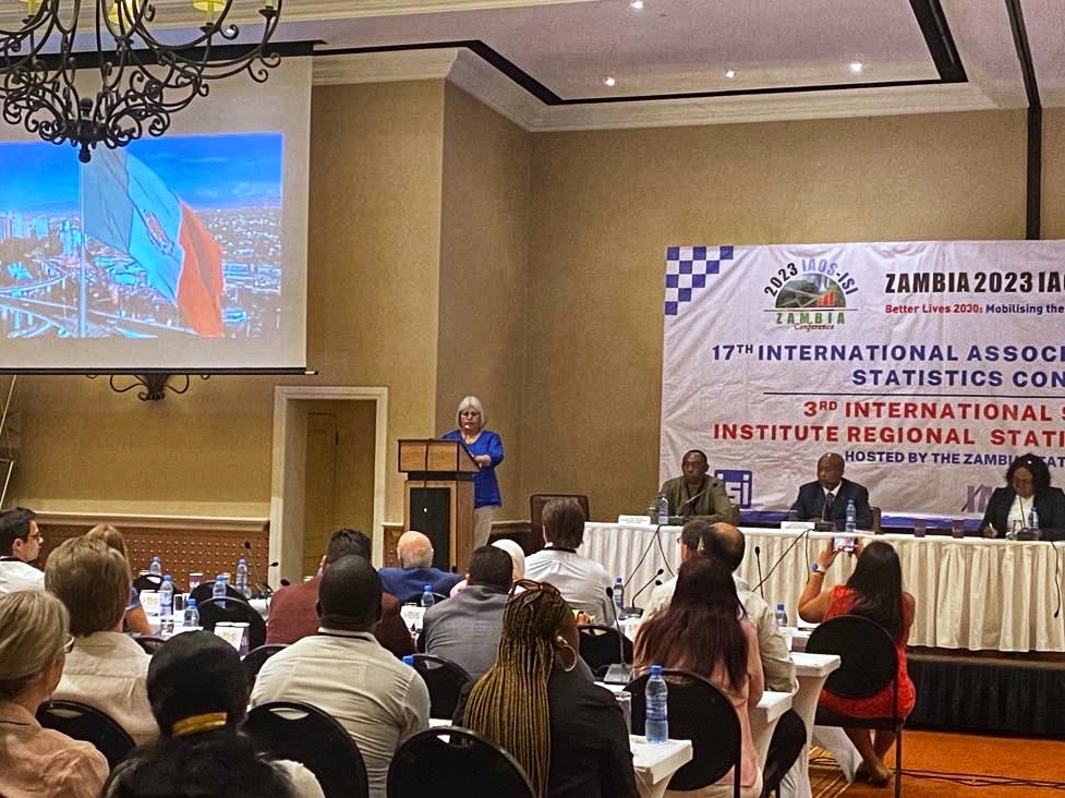 INEGI_INFORMA's tweet photo. Del 4 al 6 de abril, el #INEGI participó en la 17ª Conferencia de la Asociación Internacional de Estadísticas Oficiales #IAOS y en la 3ª Conferencia Regional de Estadística del Instituto Internacional de Estadística #ISI, en Livingstone, Zambia.
(1/2) https://t.co/GMV4IMPLR0