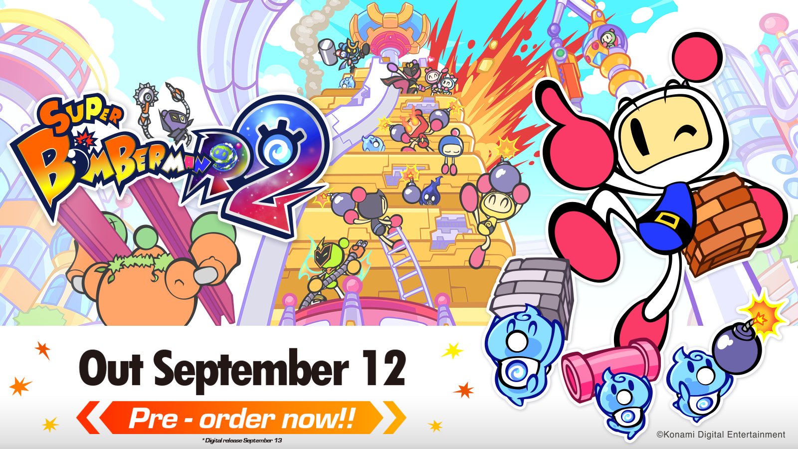 Konami Blasting Europe With Bomberman 2 Next Month - Siliconera