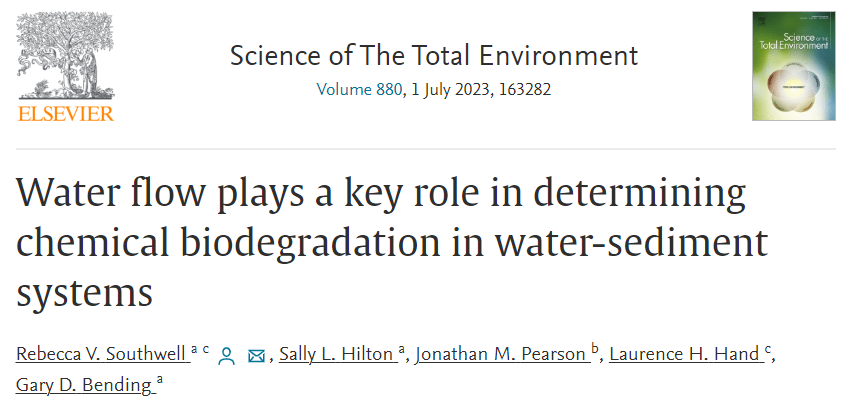 Bex Southwell (@bex_southwell) on Twitter photo Our paper is now out in <a href="/STOTEN_journal/">STOTEN</a>, showing the importance of water #flow for pesticide #fate. Non-UV #light still plays a role in low-flow systems where #phototrophs are able to proliferate more easily.
<a href="/WarwickLifeSci/">Life Sciences</a> <a href="/SyngentaUK/">Syngenta UK</a> <a href="/GaryBending/">Gary Bending</a>
tinyurl.com/3byzmyat Our paper is now out in <a href="/STOTEN_journal/">STOTEN</a>, showing the importance of water #flow for pesticide #fate. Non-UV #light still plays a role in low-flow systems where #phototrophs are able to proliferate more easily.
<a href="/WarwickLifeSci/">Life Sciences</a> <a href="/SyngentaUK/">Syngenta UK</a> <a href="/GaryBending/">Gary Bending</a>
tinyurl.com/3byzmyat
