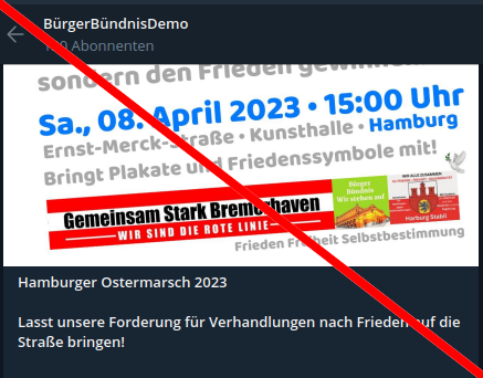 AfaNord's tweet photo. Was zunächst wie Friedensprotest aussieht, entpuppt sich als Finte verschwörungsideologischer Kampagnen aus #Bremerhaven &amp; #Hamburg u.a. #BürgerBündnisDemo (UMEHR), #DemoKunsthalle &amp; "Harburg steht auf". Flyer vom #Querdenken-Mob am #HH0804 wurden entsorgt.

#DankeAntifa #NoNazis https://t.co/fDu6Bvnb59