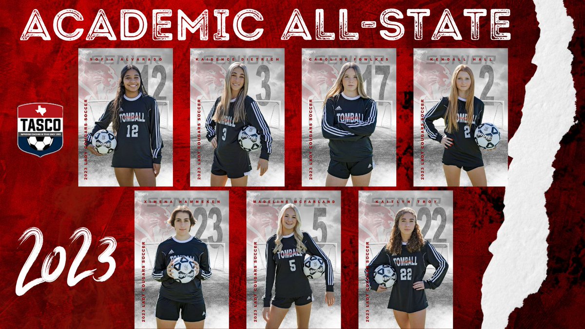 On and off the field these 7 seniors lead by example! Academic All-State @sofiaialvarado @carolinefowlke5 @kendall_hall04 @Ximehammeken @maddiemcf @Kaitlyn_R_Troy Kaidence D. ❤️🤍⚽️@THS__athletics