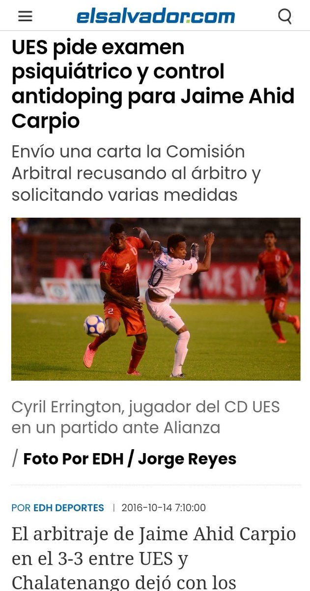 En Argentina piden pruebas psicológicas para un árbitro de Primera División,  algo que había pasado hace años en el fútbol salvadoreño