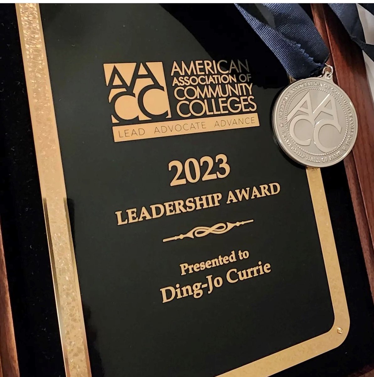 🎉Congratulations to Dr. Ding-Jo Currie for receiving the 2023 American Association of Community Colleges Leadership Award. AACC award winners are inducted into the AACC Hall of Fame. 

See the Hall of Fame portion of the following article: ccdaily.com/2023/04/lesson…