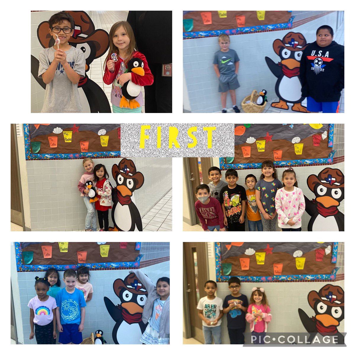 vhernan83's tweet photo. Penguin Patrol was in full force on Thursday, April 6! 

Cowboy Jiji and I were able to reward students in Kindergarten, 1st grade, 3rd grade, 4th grade and 5th grade. 

Way to waddle, All Stars! 
@TraciVickery @STMathTX @GISDTLD https://t.co/fIdj897BC3