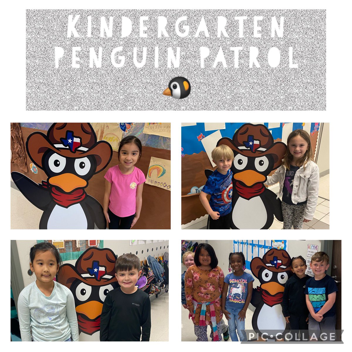 vhernan83's tweet photo. Penguin Patrol was in full force on Thursday, April 6! 

Cowboy Jiji and I were able to reward students in Kindergarten, 1st grade, 3rd grade, 4th grade and 5th grade. 

Way to waddle, All Stars! 
@TraciVickery @STMathTX @GISDTLD https://t.co/fIdj897BC3