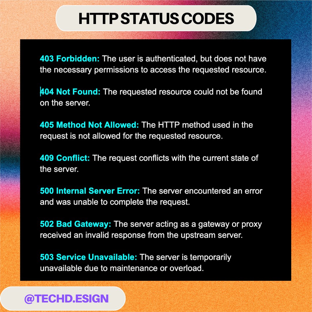 sumit_singh2311's tweet image. 404 Not Found: Understanding the HTTP Status Code
Follow me: instagram.com/techd.esign/
#httpstatuscode #webdevelopment
#javascript #https #Angular #instagram #Facebook #YouTube #YouTubeShorts