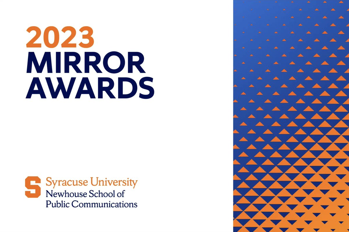 Newhouse School (@newhousesu) on Twitter photo Today, <a href="/NewhouseSU/">Newhouse School</a> announced the finalists in the 2023 #MirrorAwards competition honoring excellence in media industry reporting. The winners will be announced June 12 at an awards ceremony in New York City. newhouse.syr.edu/news/newhouse-… Today, <a href="/NewhouseSU/">Newhouse School</a> announced the finalists in the 2023 #MirrorAwards competition honoring excellence in media industry reporting. The winners will be announced June 12 at an awards ceremony in New York City. newhouse.syr.edu/news/newhouse-…