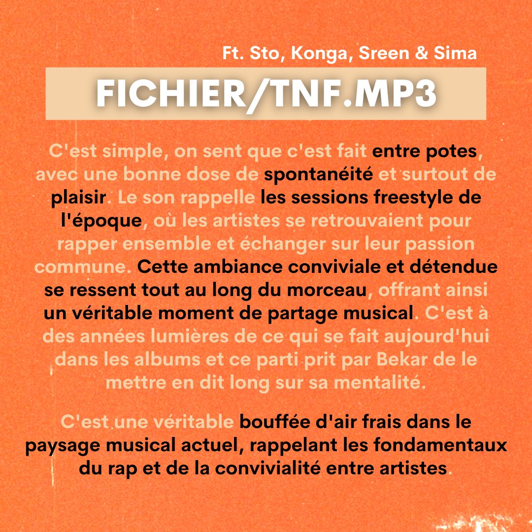 punchologue's tweet photo. Mon top 3 de projet de @BekarNFR ! Et vous ? https://t.co/8JuVRkoEEo