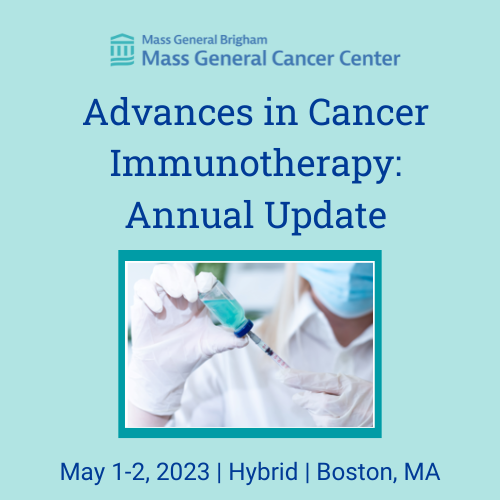Join us from 5/1-5/2 and hear from this impressive lineup: @JustinGainor @JSALymphomaDoc @sm_blum @gmboland @F_Fintelmann_MD @HowardK39084949 @KatieKeaneMD @megcamps @lpetrillz @villanilab...and more! 👉 bit.ly/41dF8br