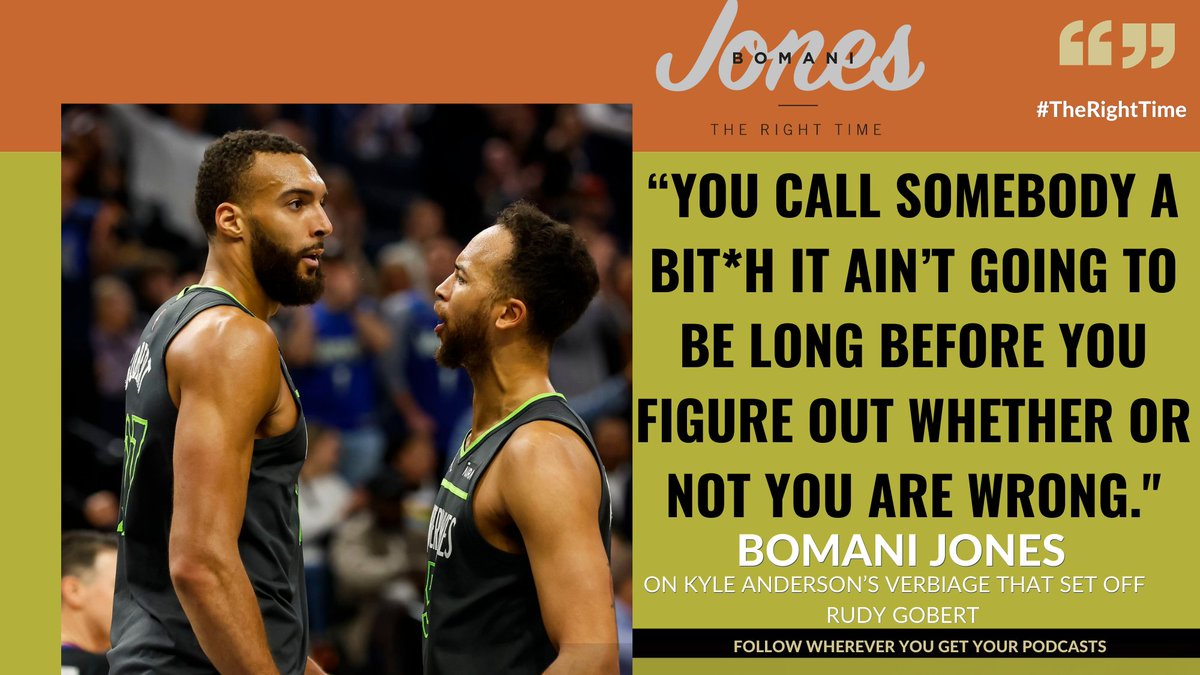 bomani_jones's tweet photo. new #TheRightTime! i talk the nba, the t-wolves, odell beckham and more!

Apple: https://t.co/mVBnT0ixG6
Spotify: https://t.co/MHZH1tsJJG https://t.co/GVF4vFrGc7