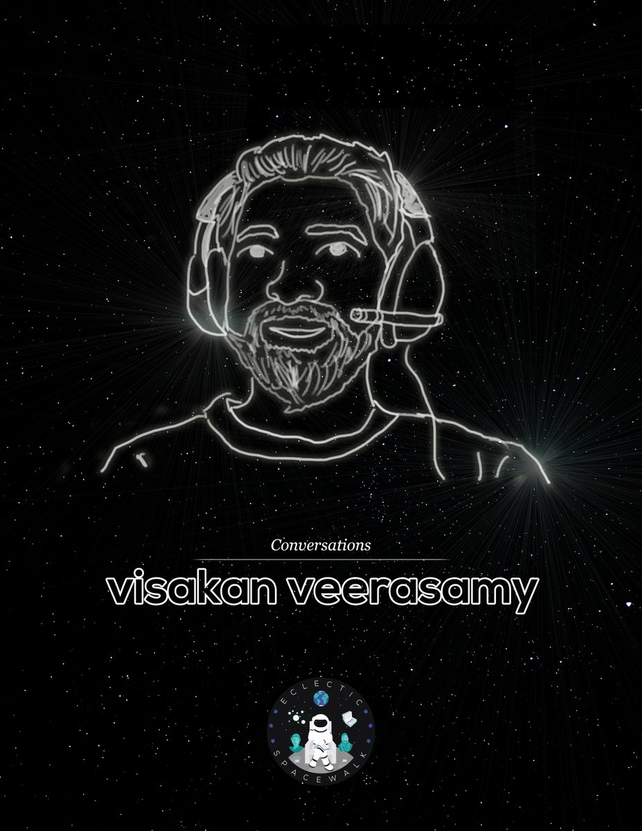 ESpacewalk's tweet photo. 🎙New #ESconversations #podcast with @visakanv  is live! 🎧

Visakan is the ‘Godfather of Twitter’ and author of @FANswitchboard &amp; @introspectVV 

Substack: https://t.co/FZN9758KGr

YT: https://t.co/m1jUBWG7P8

Audio: https://t.co/T61DR7zCfA

🧵⬇️ https://t.co/f5TiblyNhp