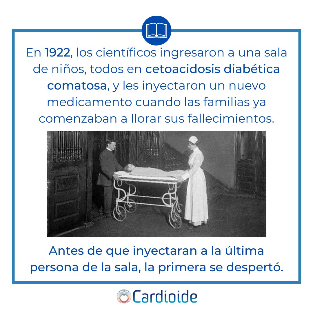 Cardioide3's tweet photo. El 12 de diciembre de 1921 en Toronto Banting y Best descubrieron la insulina, naciendo una posible esperanza de cura hacia la diabetes.
#insulina #diabetes #medicamentos #medicina #historia #vacuna #cardioide #salud #prevencion https://t.co/FxERkD8WVA