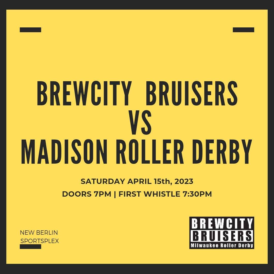 Hey south east WI!!
Looking for something fun to do this weekend? Come watch BCB take on <a href="/madrollindolls/">Madison Roller Derby</a> in the first game of our season!