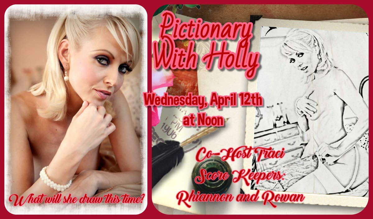 PhoneTemple's tweet photo. Check out our #Wednesday #Games at our #NEW time! 

Join us for 'Pictionary' with @HollysexyMiller our host at NOON (12PM EST).
@NaughtyTraci4U 
@YourRhiannon 
@Bow4Rowan will all be there 
With @CarnalChrissy our MC🎙️

Enter here;
https://t.co/1XxvOoYFsV

#FREEENTRY #giveaways https://t.co/LK4esbbpzC