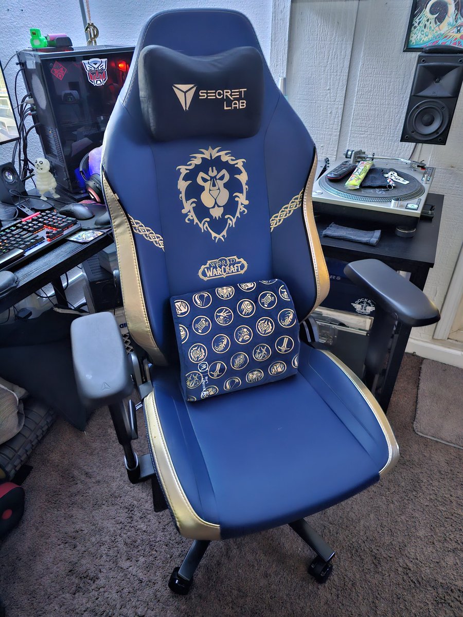 #secretlab Our chairs from Secret Labs.