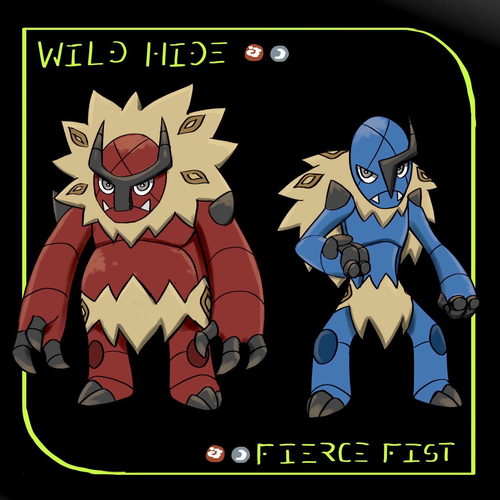 Past Paradox Forms for Entei and Raikou! : r/fakemon