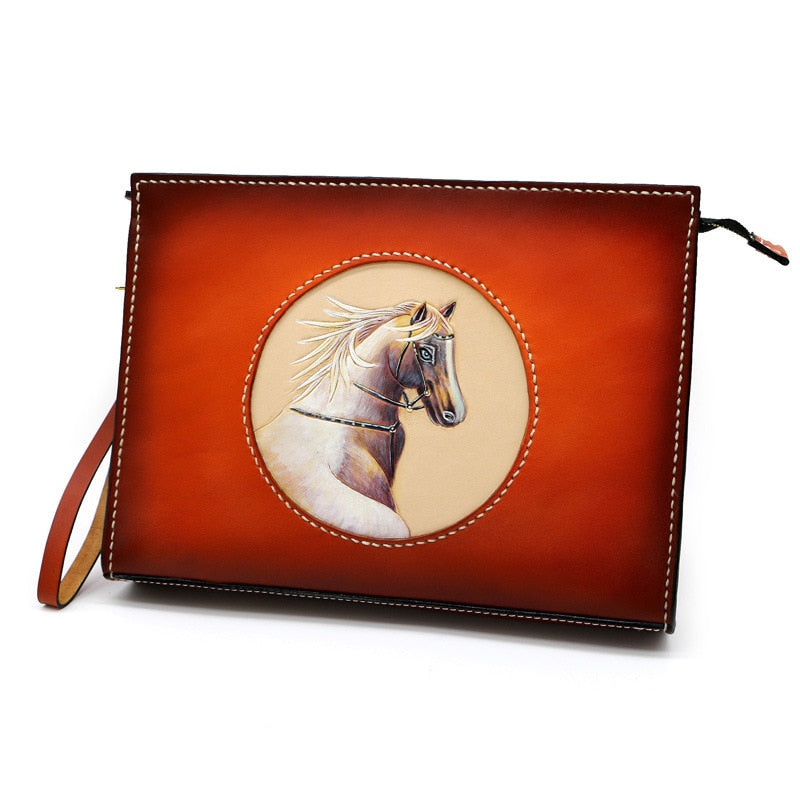 Men's Handmade Hand Carving Fine Horse Vegetable Tanned Leather Hand Bag! Buy here fashion.geraldblack.com/3UqZprV
#handbagsetmurah #handbagstyle