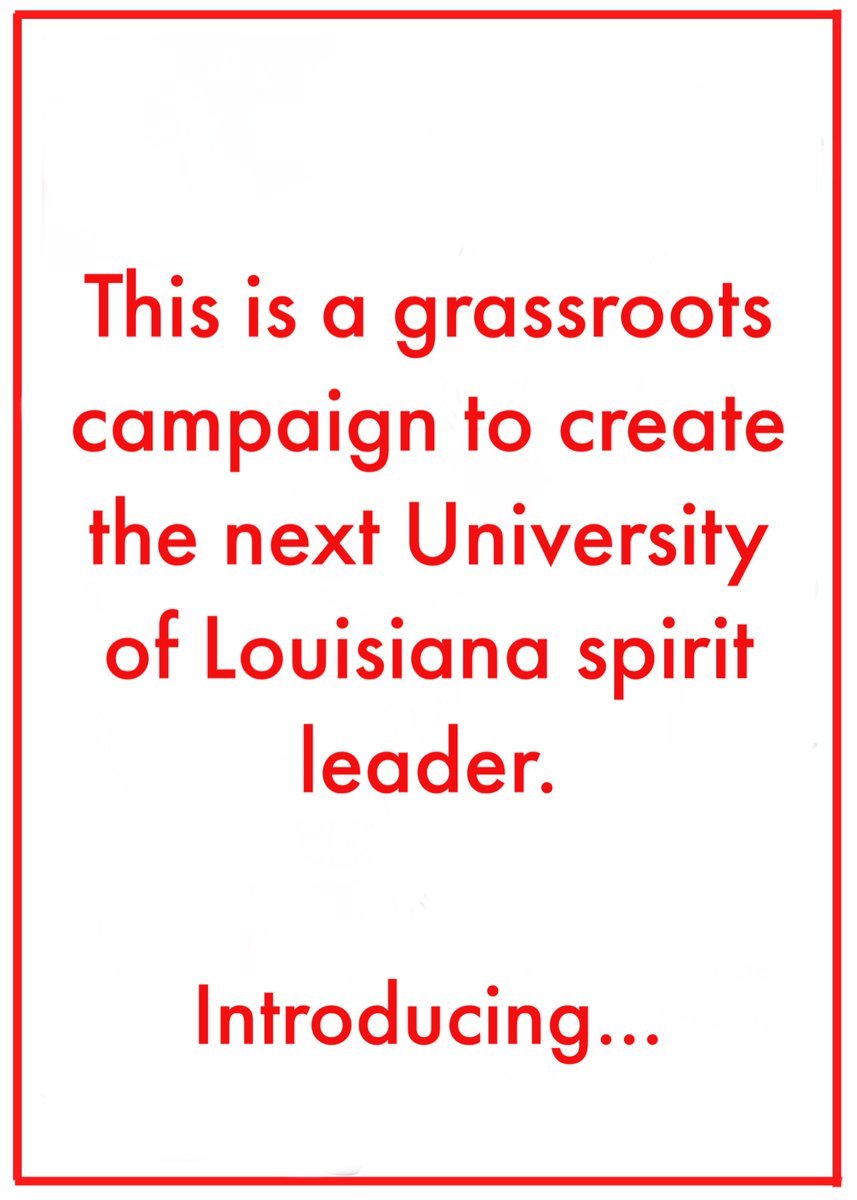 Saint_Ewart's tweet photo. The campaign to get UL a mascot starts today! 

I’ll like y’all to meet Albineaux “Al” Boudreaux. 

Learn more about him, and all the details about his design in the link below. If you’re a fan of the Cajuns please share this with anyone and everyone. 🤟

https://t.co/L33EXFCAF6 https://t.co/rbUOTHMIul