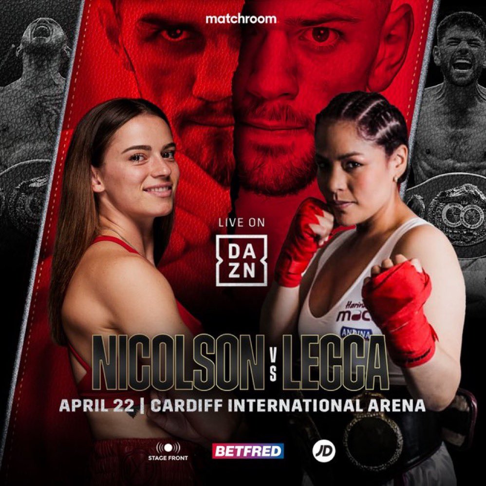 IntBoxingNews's tweet image. 🥊 SKYE’S THE LIMIT! 

@skyebnic will face former Super Flyweight World Champion Linda Leica on the undercard of #RakhimovCordina‼️

🗓 April 22
📍Cardiff

📺 LIVE on @DAZNBoxing!

Nicholson will then target WBC Interim World Featherweight champion Sabrina Perez in her NEXT fight