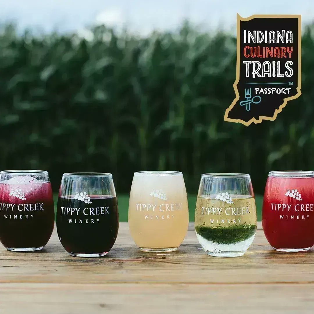 By the glass, by the flight, or by the bottle, it is always a good time to pop the cork on the Wine, Wine Anytime Trail!

Taste your way along this berry good trail with your <a href="/IndianaFoodways/">Indiana Foodways</a> Culinary Trails Passport 🍷🍾🥂

See the trail at bit.ly/3Q9W4en #INFoodTrails