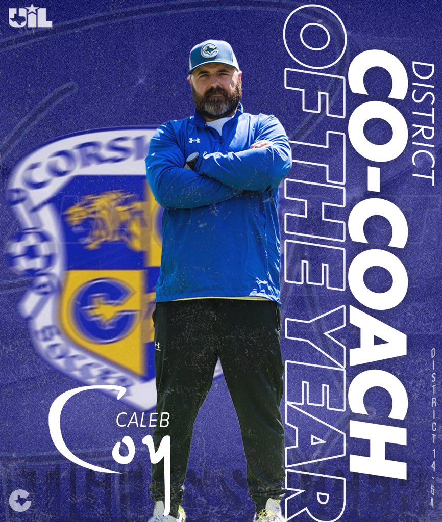 Congrats to Coach Coy on receiving District 14-5A Co-Coach of the Year. #CanaBoys #Family
