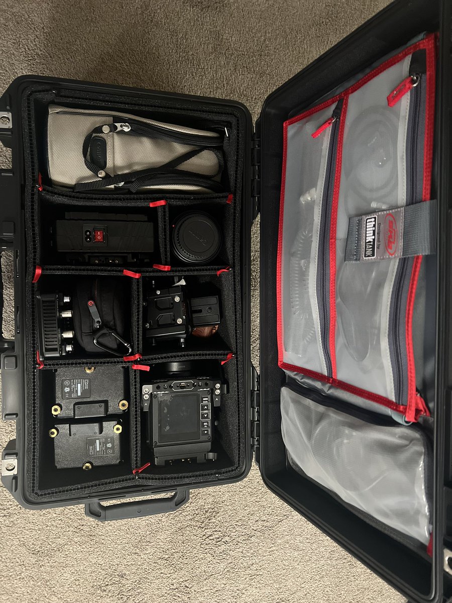 Organization is key for shoots! #pelicancase #redkomodo