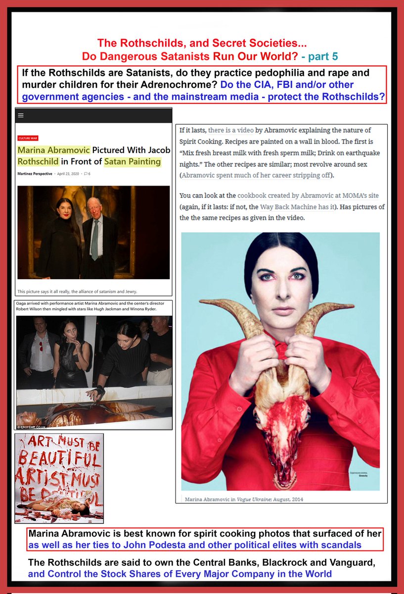 .
The Rothschilds are Satanists?
.