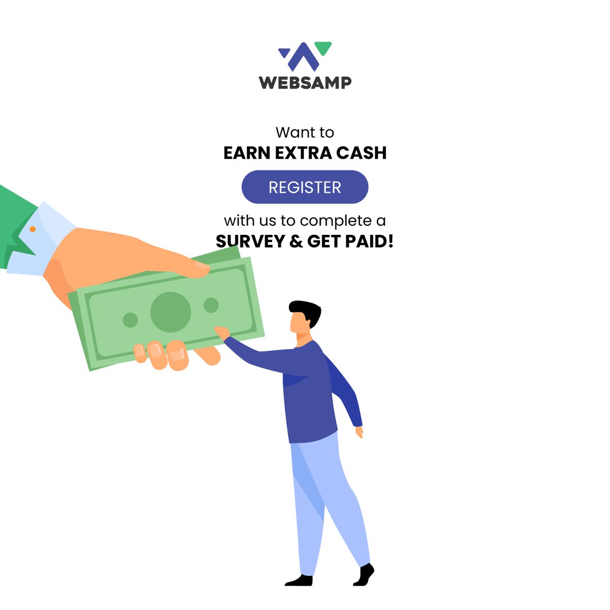 WebSamp's tweet photo. Looking to make some extra cash? Participate in our online survey and earn money for your opinions! It's easy, fun, and rewarding. Sign up now and start earning today!  Log in to https://t.co/ZuOJYxeYh8 right now!

#Websamp #ParticipateNow #onlinesurveys #StartEarningNow https://t.co/FrxsOhbZ6g