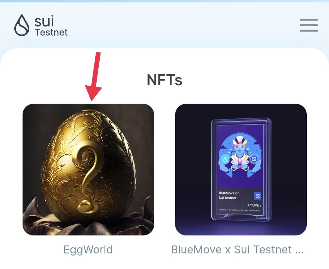 🎙️🎙️ Mint Another NFT On #SuiTestnet Network - <a href="/eggworld_sui/">Egg_World</a> 

➡️➡️ mint.eggworld.app

( Follow Twitter &amp; Mint )