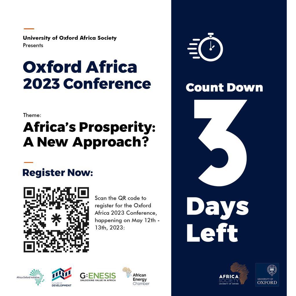oxfordafrica's tweet photo. This is a reminder that the deadline for submitting applications to the Oxford Africa Conference Innovation Seed Fund is fast approaching. We strongly encourage you to take advantage of this opportunity and submit your application today.

Link in our bio.
#oxafricaconf2023 https://t.co/7Px7AyX8dO