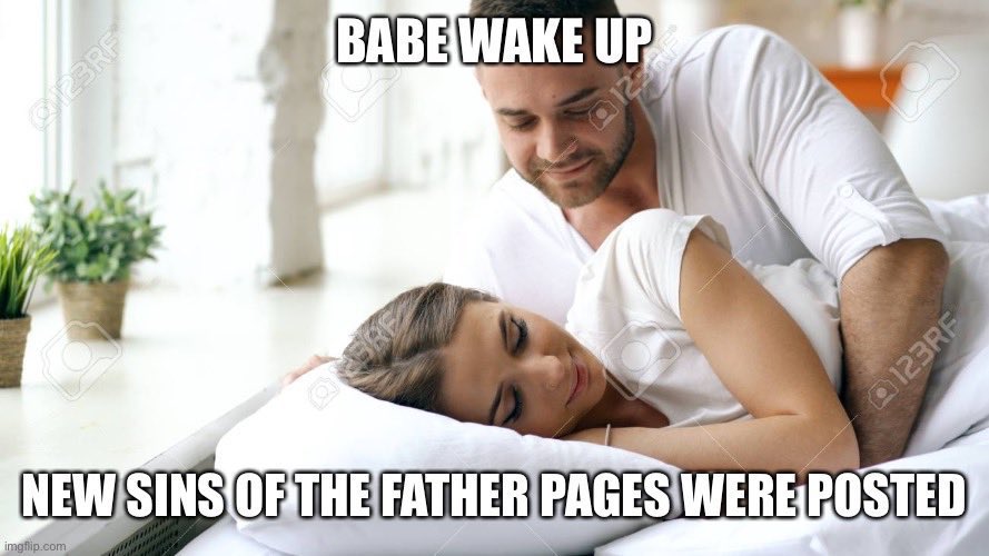 <a href="/SoTF_Comic/">Sins of The Father: ON HIATUS</a> YEAAAHHHH I WAS JUST THINKING ABOUT THIS A LITTLE BIT AGO TODAY DHDJDJ