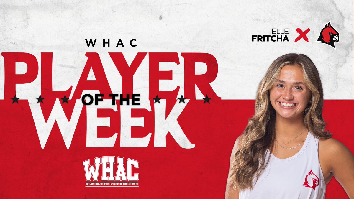 CUAACardinals's tweet photo. 🎾PLAYER OF THE WEEK🎾

Women's Tennis' Fritcha picks up the program's first WHAC Player of the Week honors

📰: https://t.co/PL8XtVg6oc https://t.co/kyRPrPYkyl