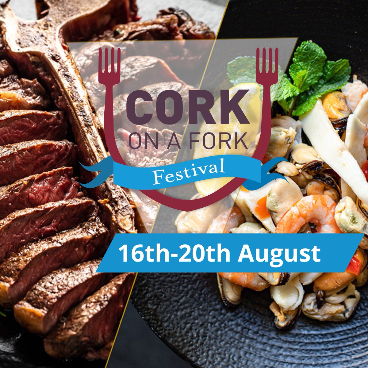 Cork on a Fork Fest will return for five days from 16-20 August 2023! A date for your Summer Diary! 
@corkcitycouncil 
#CorkonaForkFest #PureCork @pure_cork #CorkonaForkFest #PureCork #KeepDiscovering #Tastetheisland 
🌮🥙🥗🍤
#coaf