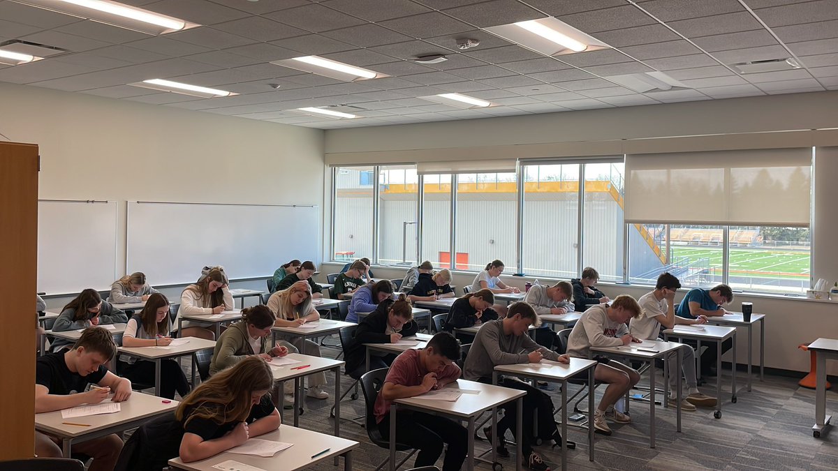 30 amazingly dedicated CHS AP Calculus students 
coming in on their day off to take a practice exam #unleashthedogs #apcalculus