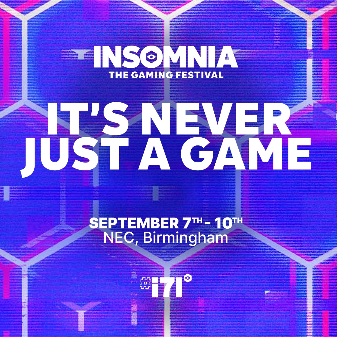 Insomnia the Gaming Festival returns this Summer! 🌞
⁠
🎮️ The Festival | 8th - 10th⁠ September
💻️ The LAN Party | 7th -10th⁠ September
📍 NEC, Birmingham⁠
⁠
Get in touch with our Sales team today! ⬇️
⁠
🌐 insomniagamingfestival.com/exhibit/

#i71