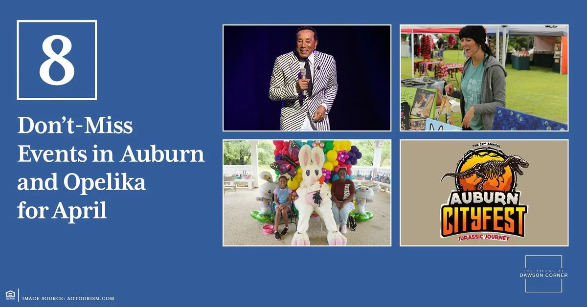dawsoncornerau's tweet photo. #April is an exciting month in #Auburn and #Opelika! From CityFest to musical performances and more—what’s going on your calendar? 🎶🎨🗓

💻 Read our #blog to discover some of our favorite events happening this month! https://t.co/tiKBbJGf1G https://t.co/QgNtYvVoPj