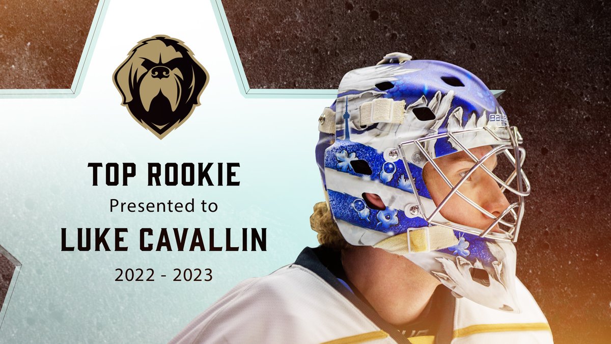◼ 2022-23 TEAM AWARDS ◼

Top Goaltender &amp; Top Rookie 🧱

#33 Luke Cavallin

🎟️: nlgrowlers.com/playoffs

#STANDonGUARD