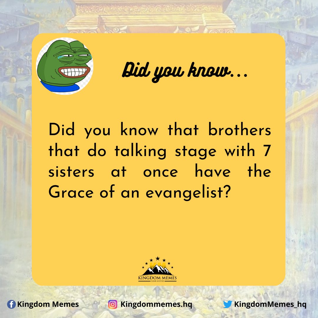 KingdomMemes_hq's tweet photo. We bring you freshly baked 'DID YOU KNOW.' 

Enjoy🏃🏼🏃🏼🏃🏼

#KingdomMemes 
#UncleKM https://t.co/np52PcMO4v