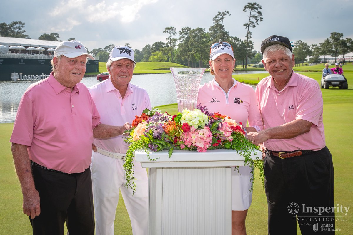 Mark your calendars. @jacknicklaus @garyplayer Trevino @ANNIKA59 are coming back to The Woodlands with 12 other Legends for @FoldsofHonor Greats of Golf, April 29, during round 2 of the Insperity Invitational. Details 👇insperityinvitational.com/wp-content/upl…