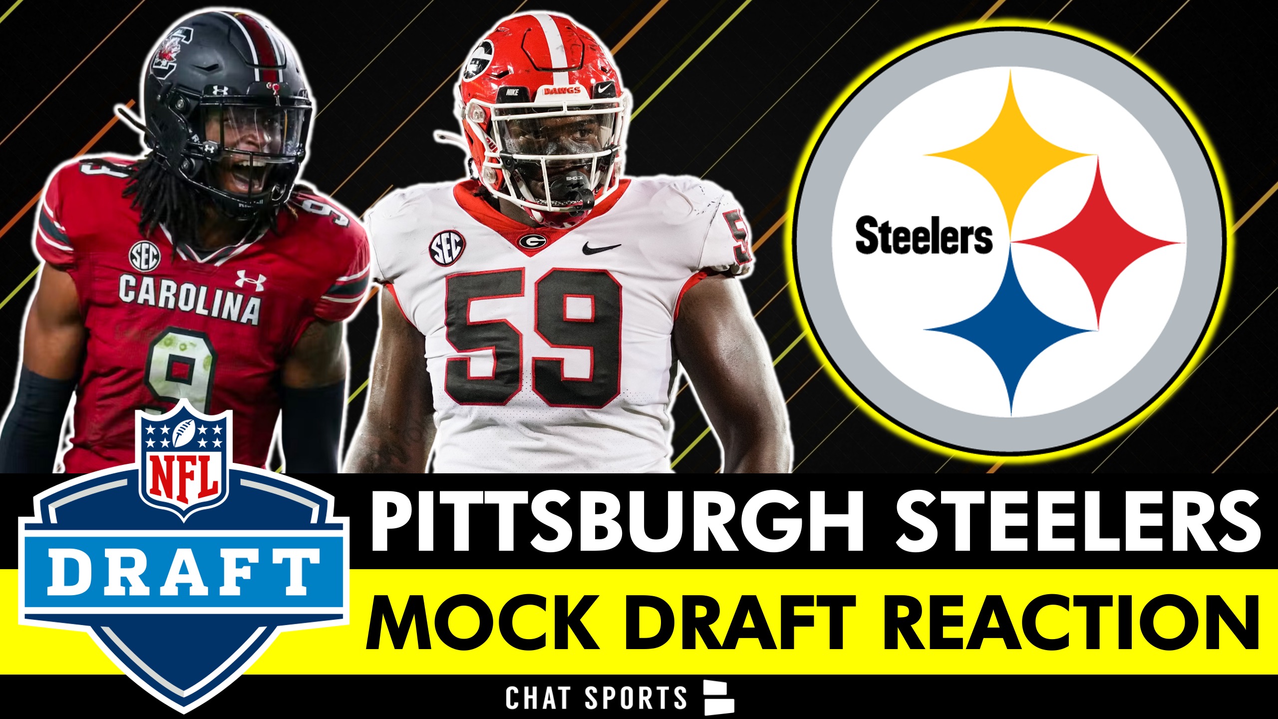 Chat Sports on X: 'PFF has the Steelers TRADING UP for a top OT prospect in  their latest NFL Mock Draft ⬆️ @jack_sperry shares his reaction and tells  you why the Steelers