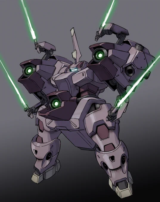 『機動戦士ガンダム 水星の魔女』Season2が始まりましたね。13話の連戦の3戦目でエアリアルと戦ったMSのデザインをしました。ぜひチェックしてみてください!#水星の魔女 #G_Witch 