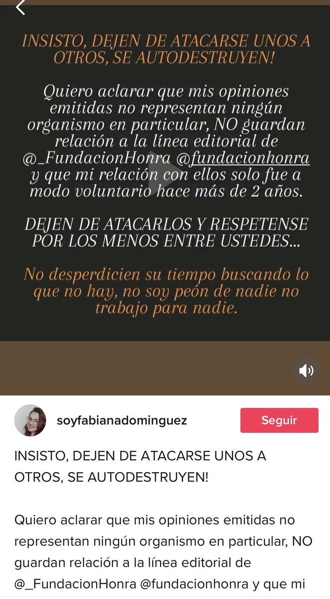@SoyFabianaDominguez subió nuevas declaraciones sobre el video donde denigra a carabineros a y todos los Chilenos‼️NUNCA SE DISCULPA CON NADIE Y MANTIENE SUS DICHOS‼️‼️‼️Saquemos a esta lacra de Chile‼️‼️‼️‼️