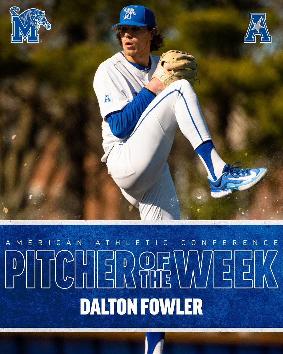 .<a href="/dfowl21/">Dalton Fowler</a> ➡️ 𝐀𝐀𝐂 𝐏𝐢𝐭𝐜𝐡𝐞𝐫 𝐨𝐟 𝐭𝐡𝐞 𝐖𝐞𝐞𝐤 

🔹 Matched a career-high 13 Ks ⛽️
🔹 7.0 shutout innings ❌
🔹 Retired first 11 batters he faced 👋
🔹 Allowed just 2 hits &amp; 1 walk 💪

#GoTigersGo | #ICE 

📰 gotigersgo.me/3mmS7Ji