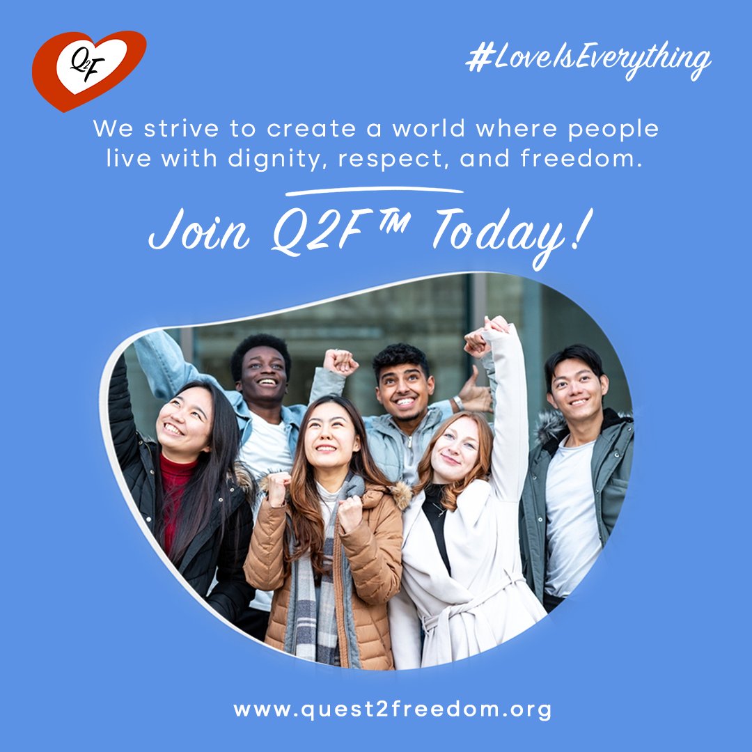 Quest2Freedom's tweet image. Human trafficking is a multifaceted problem, and we believe that raising awareness of the signs and different forms of human trafficking is critical way to preventing it.

#Quest2Freedom #DifferentForms #HumanTraffickingAwareness #Support