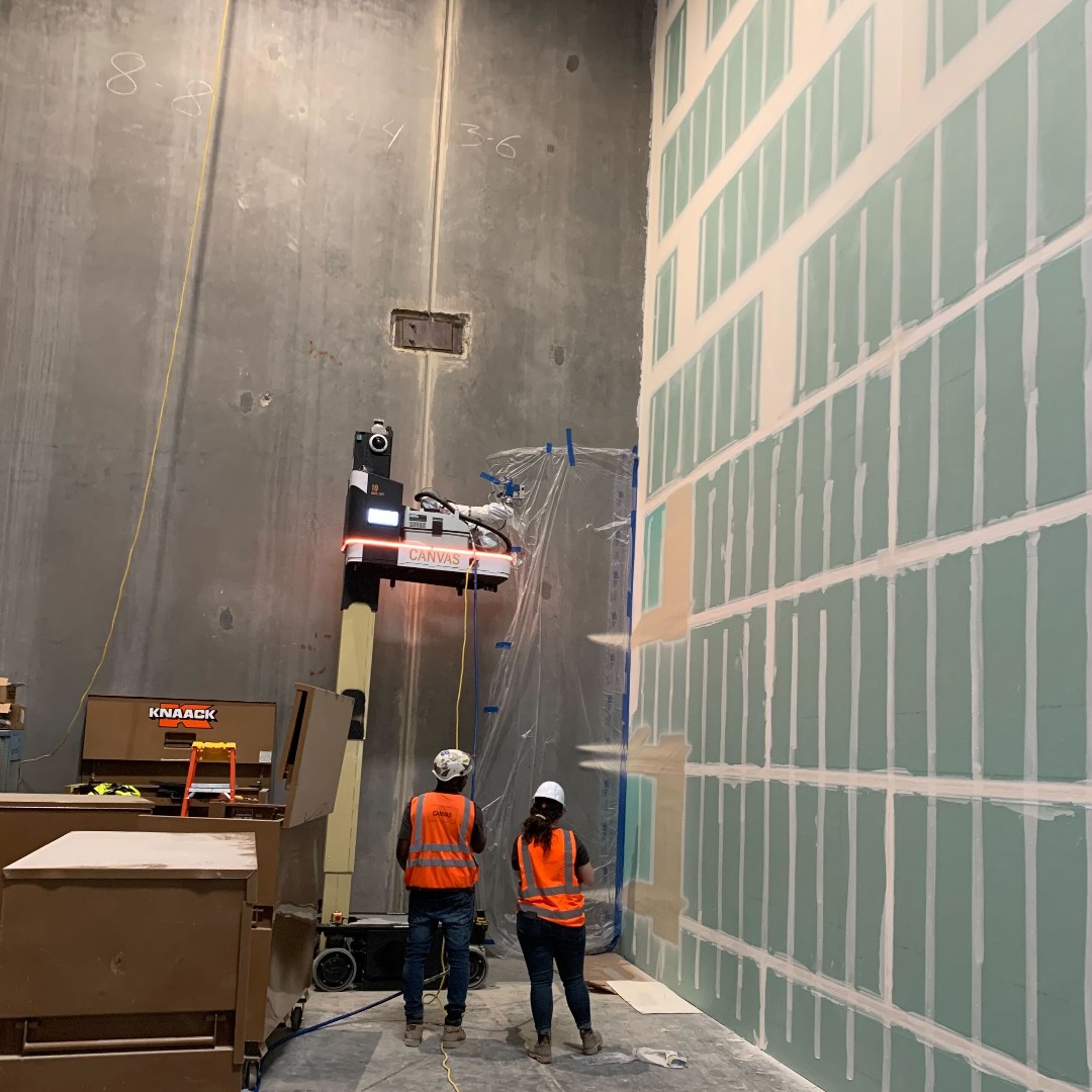 Canvas (@canvas_build) on Twitter photo It's National Robotics Week! Canvas celebrates our customers, who--in addition to improving project outcomes--are solving the labor shortage by supplementing their valuable workforce with our drywall finishing robots.Contact us at sales@canvas.build for more info. It's National Robotics Week! Canvas celebrates our customers, who--in addition to improving project outcomes--are solving the labor shortage by supplementing their valuable workforce with our drywall finishing robots.Contact us at sales@canvas.build for more info.